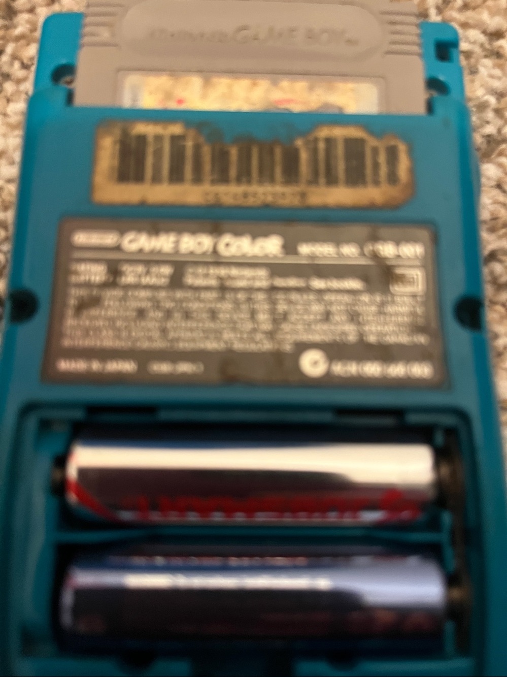 Nintendo Game Boy Color - Teal Handheld - Picture 3 of 4